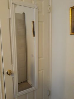 Over the Door Mirror with Hooks Easy to Install