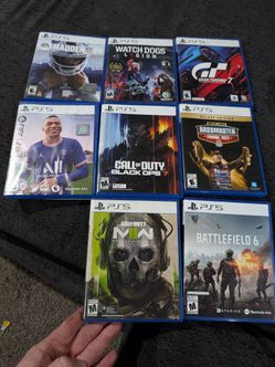 PS5 GAMES all work great