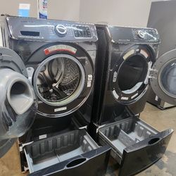 SAMSUNG SET STEAM WASHER AND ELECTRIC DRYER 👌 