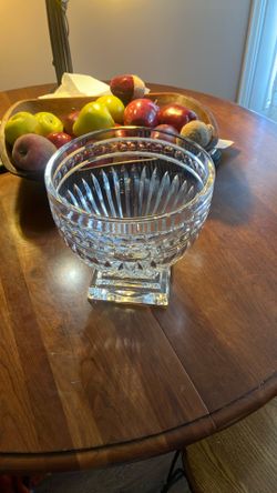 Heavy Lead Crystal Bowl 