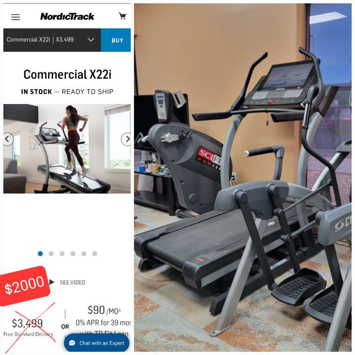 Commercial Treadmill 40% Incline