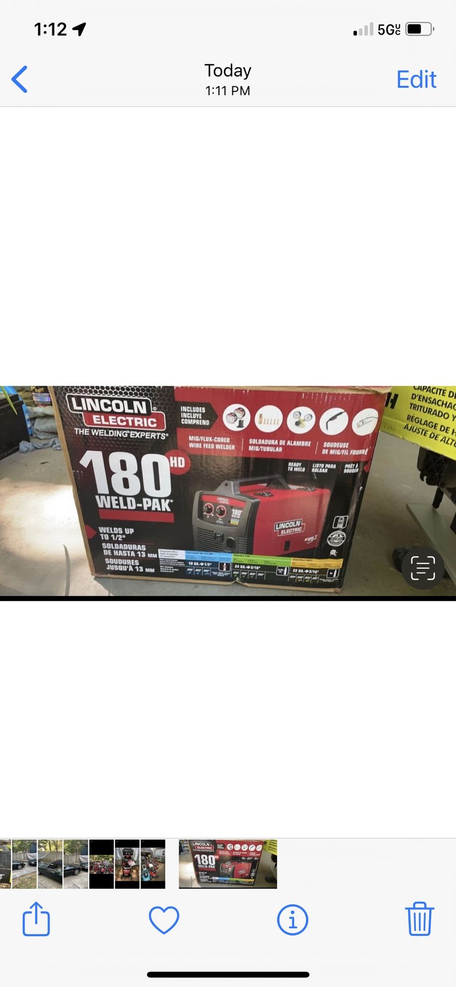 Lincoln 180 Welder