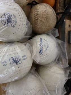 Softballs And Gloves 