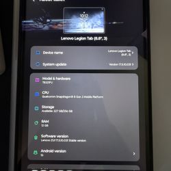 Lenovo Legion Y700 Tablet Gen 3 Excellent Condition! Swap for 17” Wheels / Rims in 4x100 