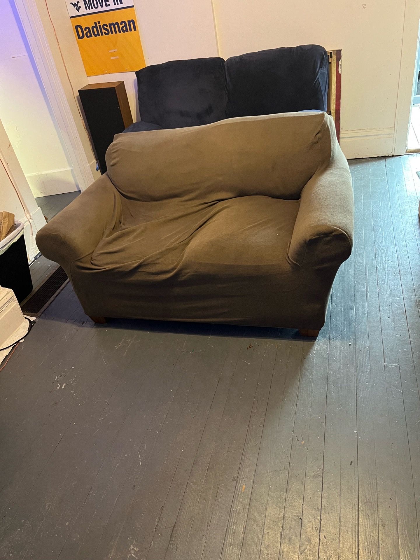 Brown Loveseat
