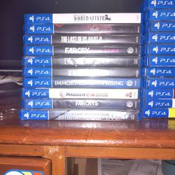 PLAYSTATION 4 GAMES And Controllers MAKE ME AN OFFER .... 