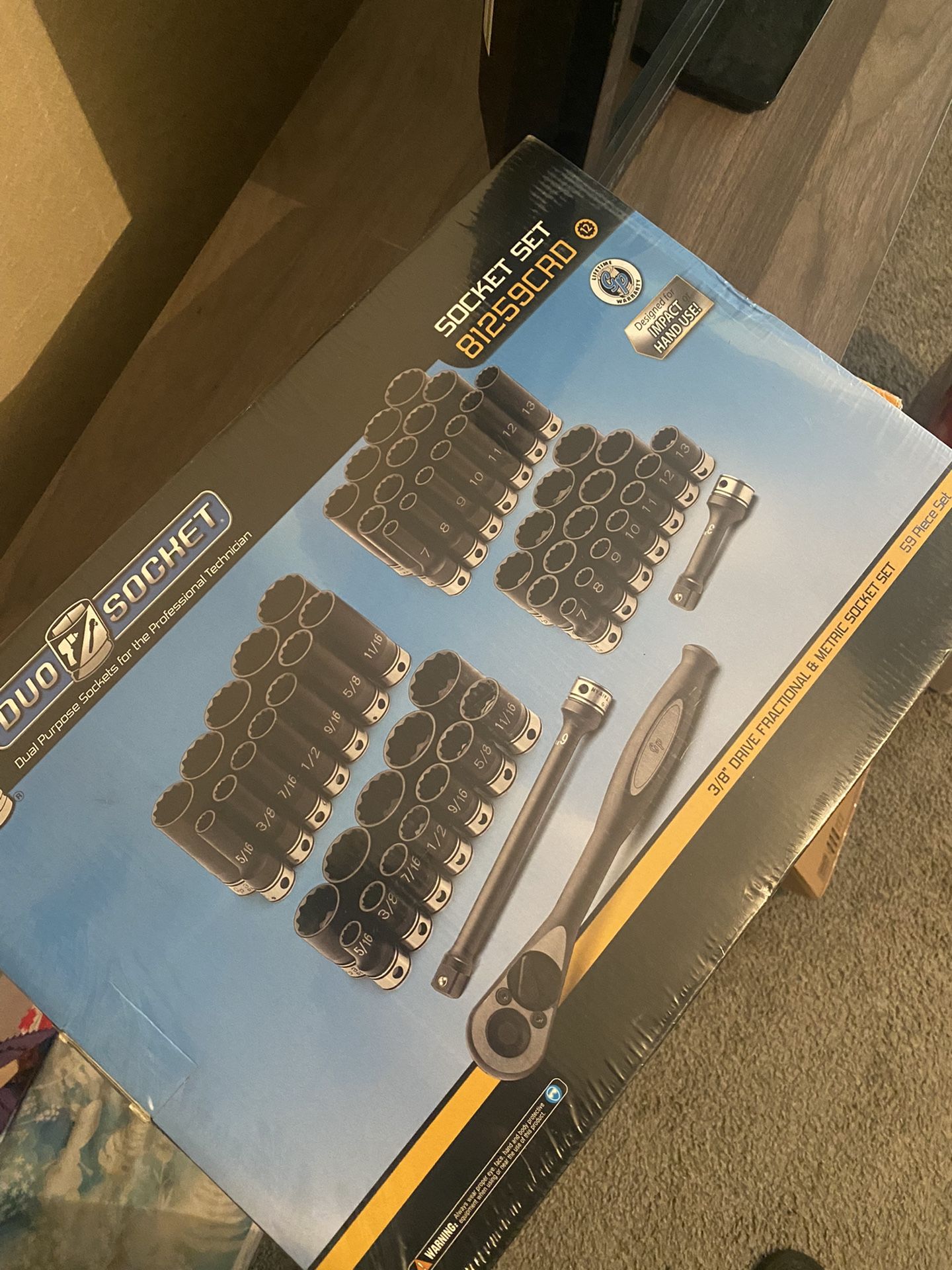 GP Duo Socket Set 59 Piece