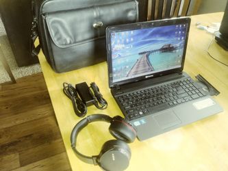 Gateway I5 Notebook+SONY Extra Bass Wireless Headset