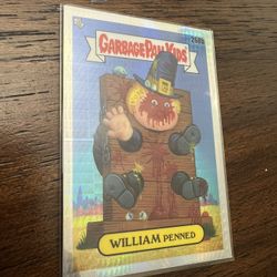 Garbage Pail Kids GPK Topps Chrome Cards William Penned Refractor Rare Card