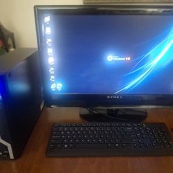 Computer PC Core i3 w/ TV monitor