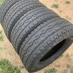 275/70R18 Bridgestone fueled All Terrain Tire set Of 4