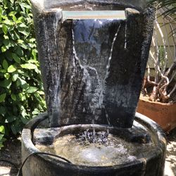 Zen Concrete Fountain 