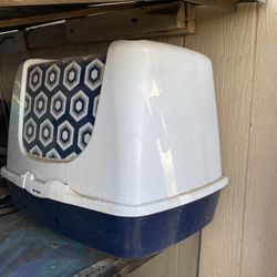 Rabbit Cage Bunny Pen Cat Litter box Scratch Post