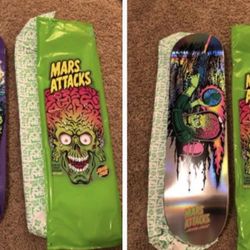 Santa Cruz x Mars Attacks Skateboards 