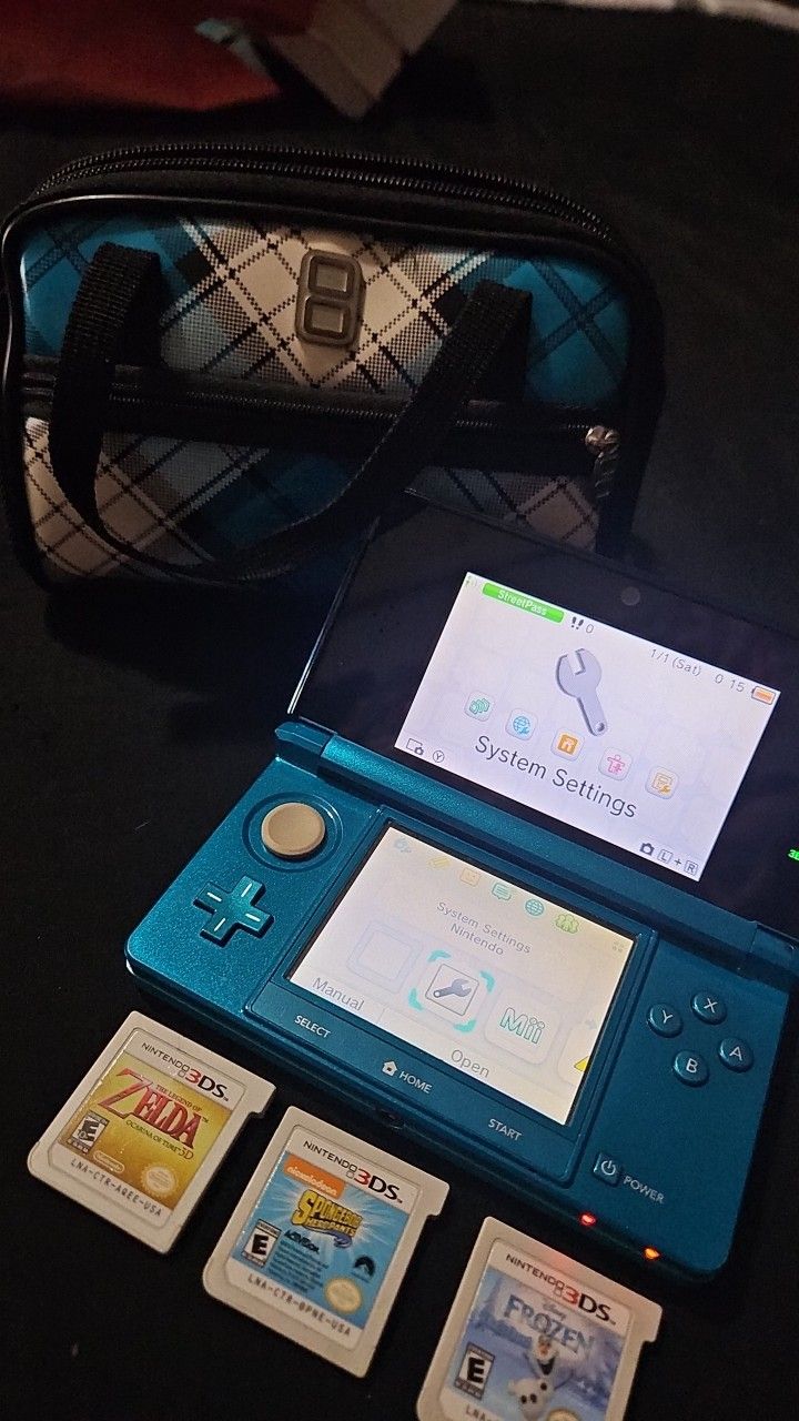 Nintendo 3DS(aqua blue)