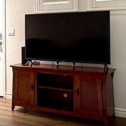 Leick Home Solid Wood Two Door TV Stand