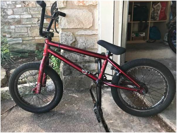 Burgundy bmx bike sale