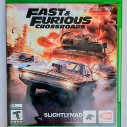 Xbox One game fast & furious crossroads $13 OBO tested and working