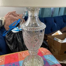 Yugoslavia Crystal Lamp 