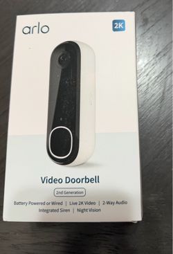 Arlo 2K Video Doorbell – Never used