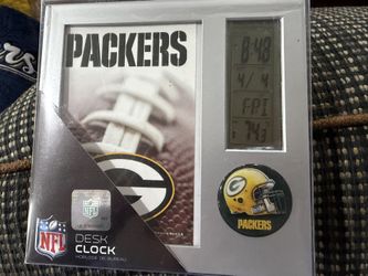 Green Bay Packers Desk Clock