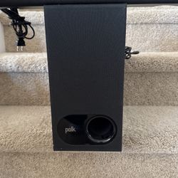 Polk Sub And Sound Bar 