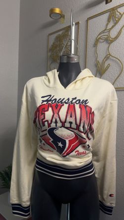 Champion Brand Off-White Houston Texans pullover Hoodie Sweatshirt