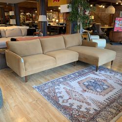  Mod Camel RAF Chaise Sectional