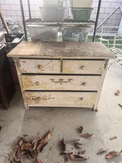 Vintage Short Chest Of Drawers Project - OBO