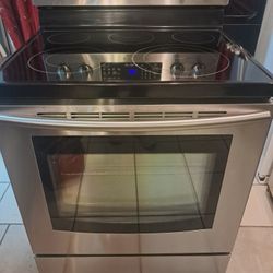 Samsung Stainless Steel Glass Top Stove $300