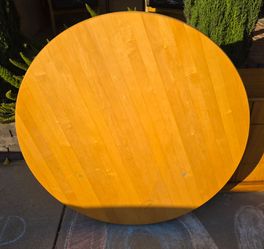Solid Wood Round Table