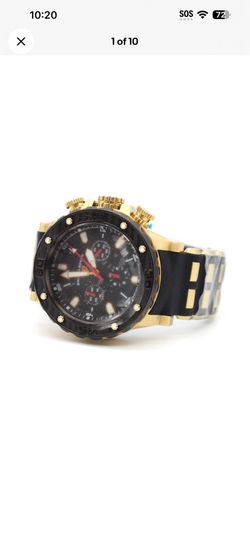 Swiss Legend Hunter Men's 50mm Chronograph Quartz Watch 15253 Gold-Tone