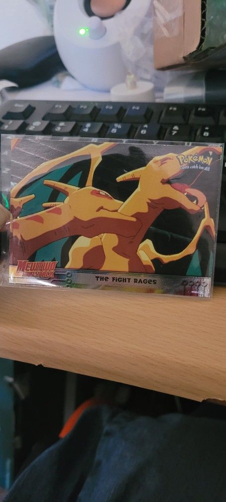 Pokemon Mewtwo Strikes Back Card Blue Topps