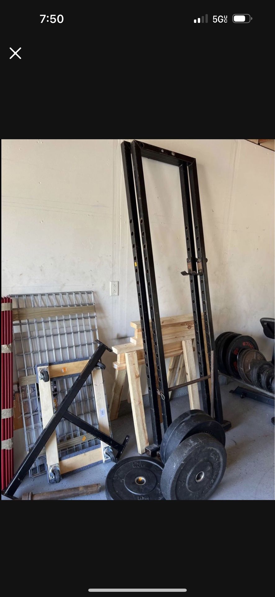 Squat Rack (about 90”)