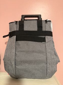 Gray Rolling cooler Bag with Wheels