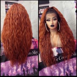 Human Hair Blended Lace Front Wig 