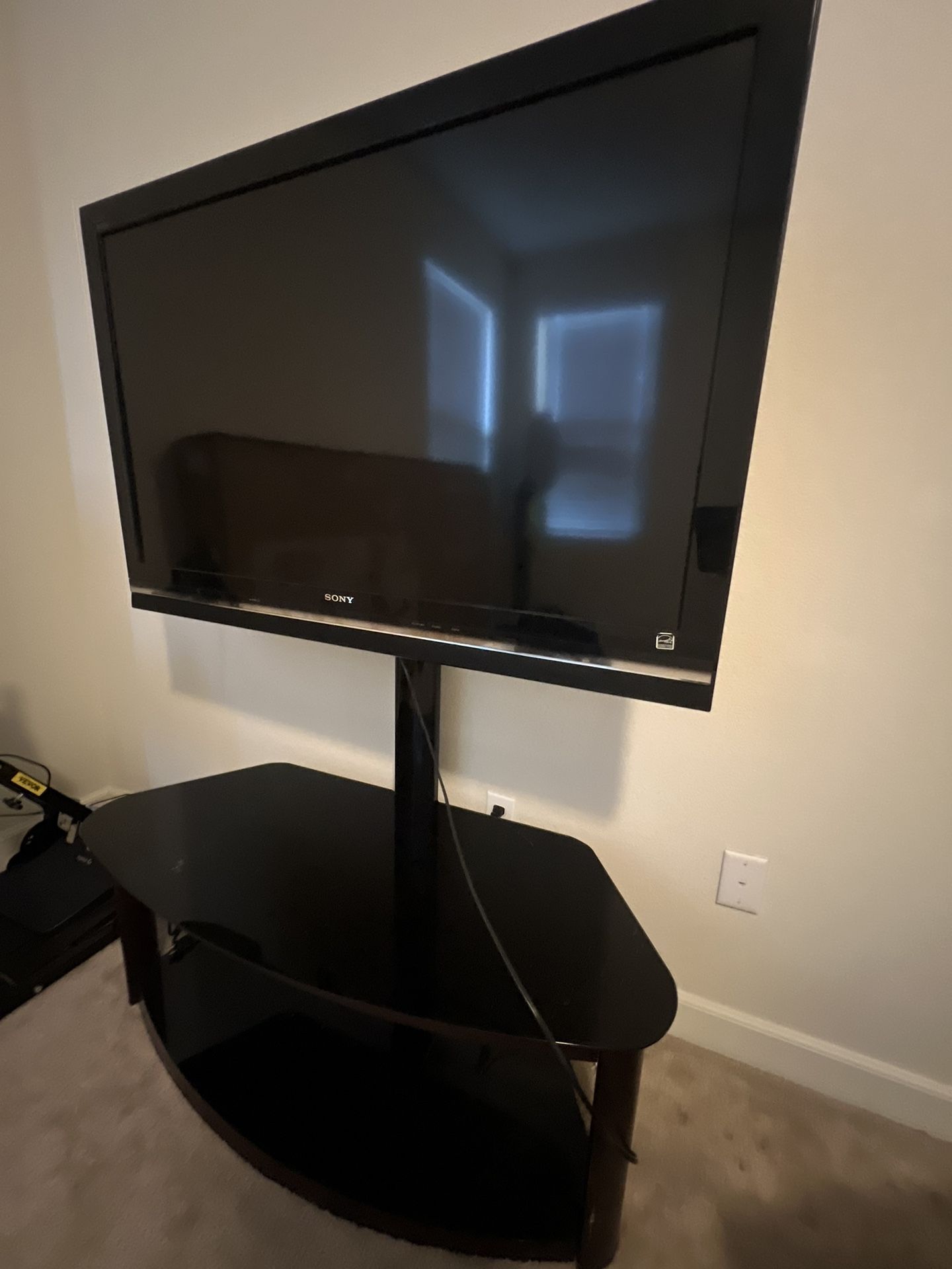sony tv w tv stand