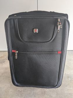 Black Luggages and Duffle Bag