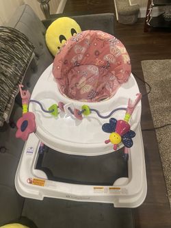 Baby Girl Walker With Attachment Toy
