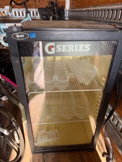 Commercial soda fridge