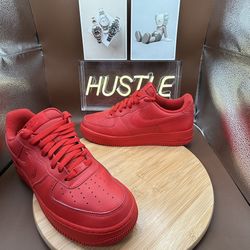Nike Air Force 1 ‘07 LV8 1 Triple Red Men’s Size 10.5