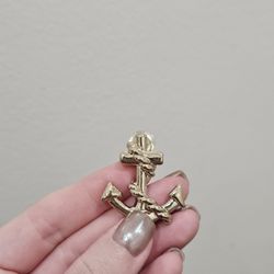 Vintage Anchor Brooch 