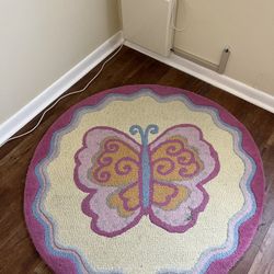 Kids Butterfly Rug