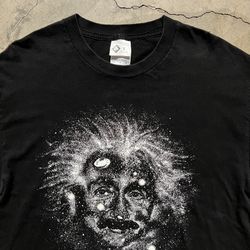 Vintage 1993 Albert Einstein Space Galaxy Environment T-Shirt L