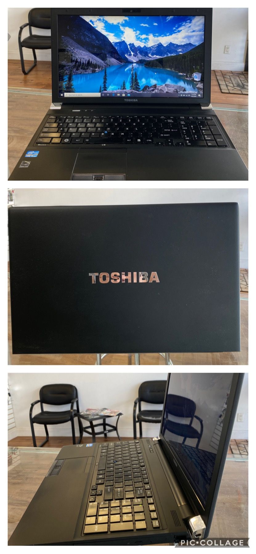 Toshiba Tecra 15.6” laptop. i5, 8gb RAM, 750gb HDD