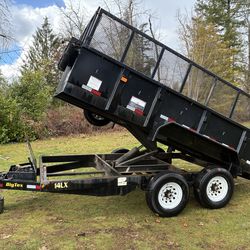 2014 7x14 14k Big Tex Dump Trailer