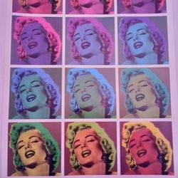 Marilyn Monroe Poster. The Blonde Bombshell. Art Photo 36x24