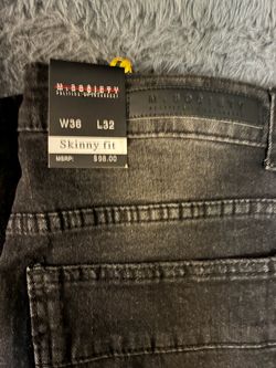 M. Society Skinny Fit Jeans W36 L32