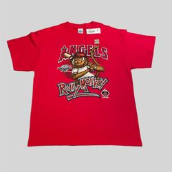 Anaheim Angels Rally Monkey 2002 World Series Vintage NWT graphic Tshirt Size XL