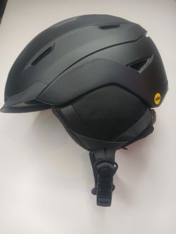 SMITH LIBERTY MIPS matte black snow helmet..